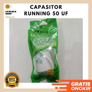 Capasitor 50 UF ICAR Ecofill Kapasitor running bulat AC Pompa Kulkas Capacitor  I-CAR 400/450 Volt