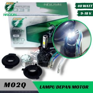Lampu Motor RTD M02Q GARANSI ORIGINAL Led H6 H4 40 Watt