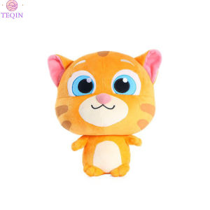 TEQIN IN stock 28cm Talking Tom Cat Children Plush Doll Lovely Cartoon Character Design Kids Birthday Gift