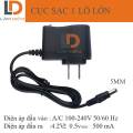Cục sạc 1 lỗ 2 lỗ type C dành cho đèn pin đội đầu 4v2 500ma và phụ kiện kèm theo. 