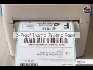 3-Proof Thermal Label Paper Roll Airw20x35cmay Bill Courier Barcode Sticker Shipping Reciept Kertas Kurier Kod Bar Resit不干胶打印纸