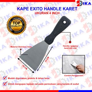 Kape Kerok Stainless Gagang Fiber Kuat Scrap - Weldom / Kape Gagang Scraper / Skrap / Scrap / Kape Plat Gagang plastik