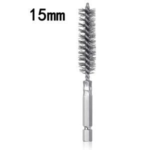 Wire Brush Drill Bore Stainless Steel Wire Cleaning Brush with Handle 1/4 Inch Hex Shank