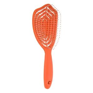 Curved Detangling Brush With Scalp Care Technology Hollow out Hair Comb Hairdressing Tool Suitable For Wet And Dry Hair