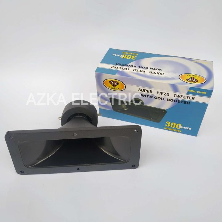 Tweeter Corong Horn Piezzo Cobra 300 Watt Impedance Ohm Respon