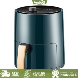 [VSC] Digital Space-Saving Compact Air Fryer with 360  Hot Air Circulation Square Airfryer Oven Timer and Auto Shut-off Ideal for Small Spaces