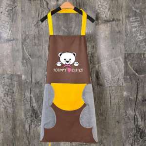 Kitchen Household Cooking Apron Men Women Oil-Proof Waterproof Universal Fashion Coffee Overalls Apron