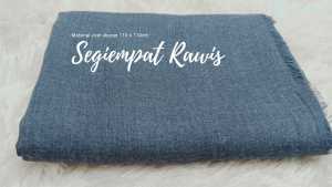 Hijab Segiempat Rawis / Kerudung Segiempat Rawis 110cm x 110cm