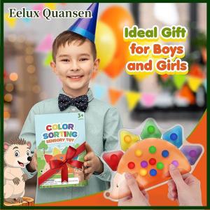 Eelux Màu phân loại cảm giác đồ chơi cho trẻ mới biết đi 3-5 mầm non học tập hoạt động du lịch Đồ chơi Montessori tự kỷ yên tĩnh bồn chồn đồ chơi