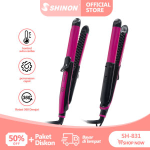 SHINON SH-831 Catokan Rambut Curly / Catokan Curly / Catokan Rambut Wanita / Pengkeriting Rambut / Sisir Catokan Curly