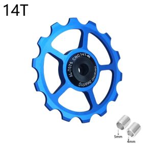 FENGIA MTB 13T 14T 15T Jockey Wheel Jockey Wheel Transmission Accessories Rear Derailleur Bike Rear Derailleur Bicycle Rear Pulley Bike Jockey Wheel Bike Ceramic Bearing Guide