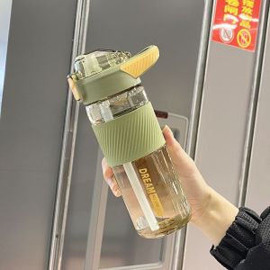 TOKO21GROSIR -- BOTOL MINUM ZY 1857 BAHAN PLASTIK +SEDOTAN 700ML