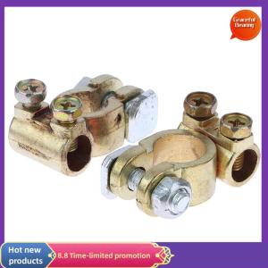 Graceful 1 Pair 12V Leisure Battery Terminals Connectors Clamps Car Caravan Motorhome Quick Release Battery Terminal