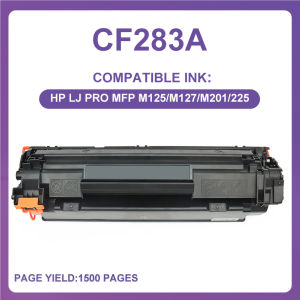 Compatible CF283A 83A toner cartridge for HP Laserjet pro M201 M225 M202 M226 M125A M127FN printer