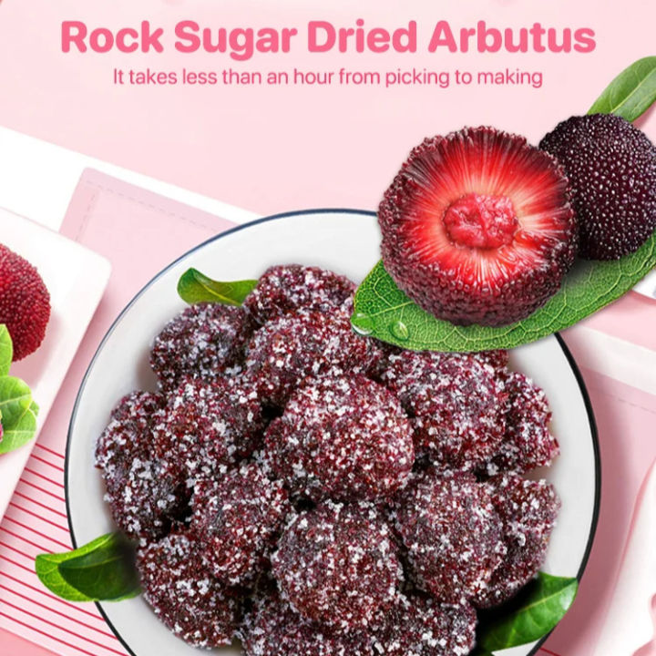 Canned prunes with rock sugar Rock Sugar Dried Arbutus | Lazada PH