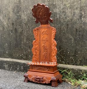 Bài vị thờ gia tiên trạm cửu huyền thất tổ gỗ hương cao 41486167cm