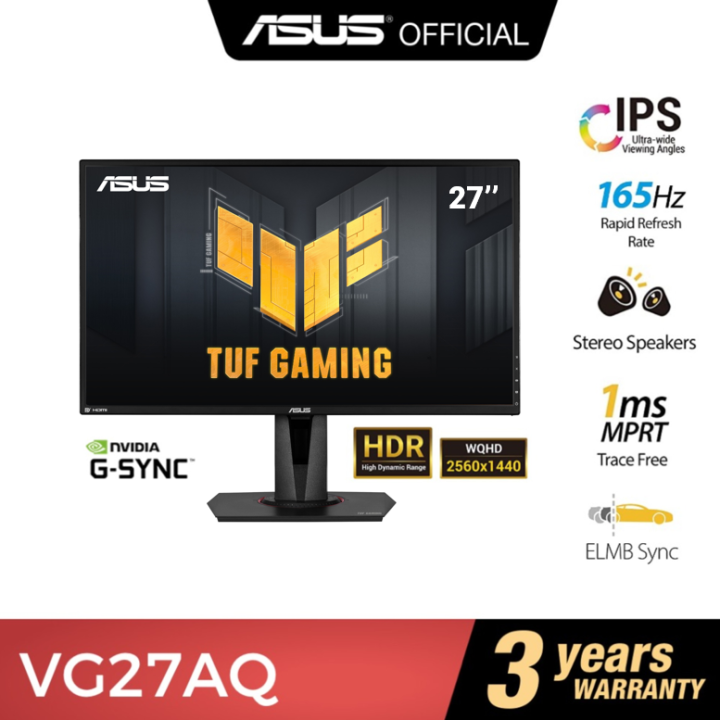 Asus Vg27aq Asus 165 Hz Ips ASUS TUF Gaming VG27AQ 2K Gaming