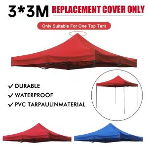AFAU 2*2/3*3M Thickened Durable Tent Cover Retractable tent Replacement Cover Replacement Pop Up Canopy Top Tent Outdoor Waterproof Sunscreen Tent for Car Parking Street stall Camping triangular trapezoidal tent outdoor camping