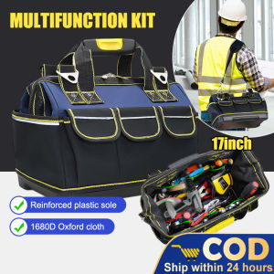 Tool Bag Portable Electrician Bag Multifunction Repair Installation Oxford Cloth Large Thicken Tool Bag Work Pocket