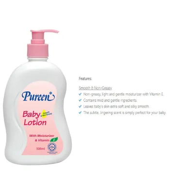 Pureen Baby Lotion 500ml (EXP2028)