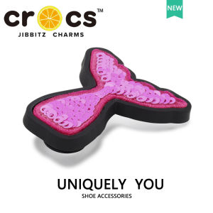Jibbitz cross Shoe Buckle Reversible Sequined Mermaid Tail Shoes Accessories Cute Decorative Buckle