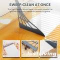 JustLiving Adustable Magic Broom Sweeper Lau Nhà Lau Nhà 2 trong 1 Lau Sàn Silicone Lau Nhà Tắm Bàn Chải Làm Sạch Lông Chổi Lau Không Dính Dụng Cụ Làm Sạch Máy Quét. 