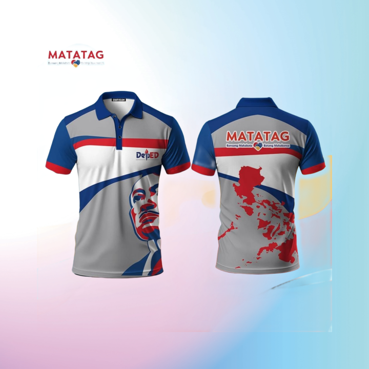 DEPED MATATAG POLO Shirt Crown Tshirt-Polo Shirt Full sublimation For ...