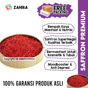 Saffron Sachet Repack 10 Helai Super Negin Iran Ecer TERLARIS Facemist Skincare Safiya Jafaron