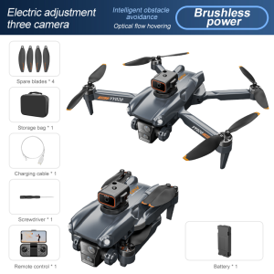 Drone YY010 Drone Brushless Motor 2.4GHZ WIFI FPV Anti Tabrakan Kamera Bisa Digerakan Via Remote