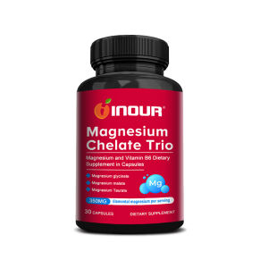 Magnesium Chelate Trio 350mg Capsules with Glycinate Malate Taurate + Vitamin B6
