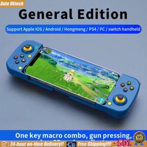 [Vktech]D3 Cell Phone Gamepad with Macro Buttons Bluetooth-Compatible5.0 Phone Game Controller 400mAh for PUBG for /NS Switch