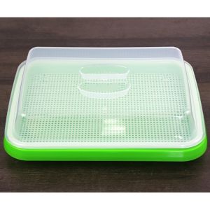 Germination Tray with Cover Sprouting Tray with Lid Pest-Proof Germination Tray Flexible/Durable Germination