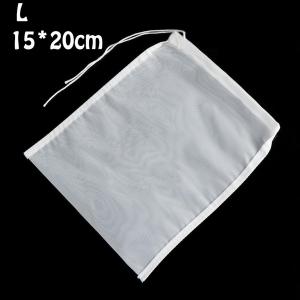 SHUSHABA Fine Mesh Nylon Almond Nut Soy Milk Cold Brew Coffee Cheesecloth Strainer Colander Filter Bag