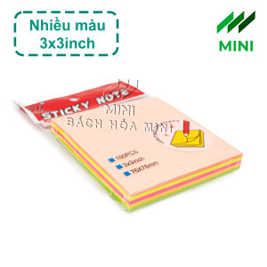 Giấy ghi chú - Giấy notes - Giấy Sticky Notes Neon