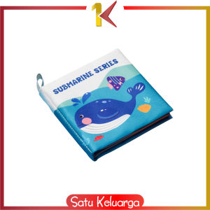 SK-M349 Soft Book Buku Bantal Bayi Animal Series Berbahasa Inggris Buku Kain Bayi / Mainan Edukasi