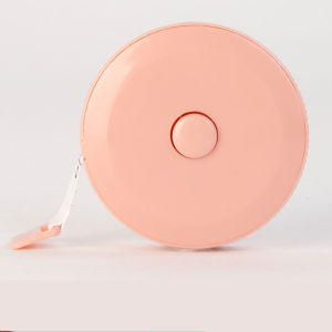 【Elegant Residence】1.5M Candy Color Round Automatic Portable Retractable Soft Measuring Tape Clothing Tailoring Ruler Tape Body Waist Measuring Ruler