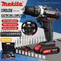 Japan Makita Original Electric Impact Drill 48V 88V 108V 168V Cordless Hand Drill Power Tools Hammer Drill Drill Double-Speed Cordless Drill 2 Li-Ion Battery Multifunctional Electric Drill Screwdriver with LED Light Accessory Set On Sale Greenbelt stores. 