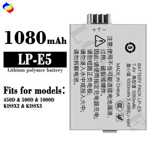 Dimi Is Suitable for Canon LP-E5 Camera Battery 450D/500D/1000D/Kissx2/Kissx3
