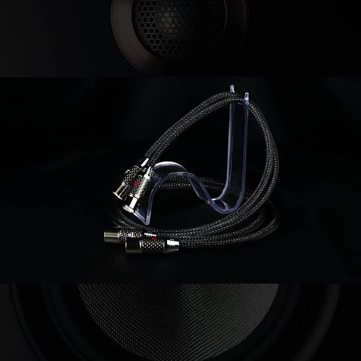 Cáp âm thanh HiFi XLR, lõi mạ vàng OCC có độ tinh khiết cao với lớp bảo vệ kép, không gây tiếng ồn, cáp 2XLR nam cho bộ khuếch đại và micrô