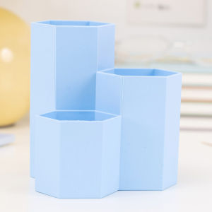 Pen Holder Student Desktop Creative Pen Holder Cute Fashionable Plastic Pen Holder Stationery Cosmetic Storage