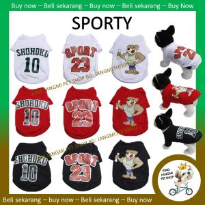 Deepavali Slam Dunk Jordan - Dog Clothes Baju Kucing 狗狗衣服 Cat Clothes Dog Shirt Dress Puppy Clothes Baju Kucing Comel Murah Pet Clothes