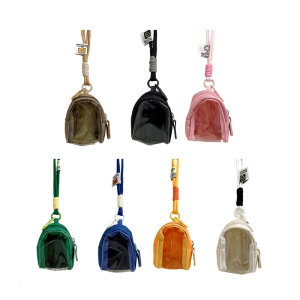 Compact Storage Bag Clear Purse Convenient Nylon Case Earphones Bags Travel Pouch for Women and Students