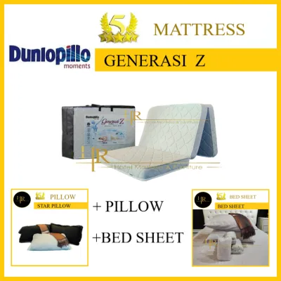 Dunlopillo Klasik Generasi Z Single Foldable 4” HR Delivery Malaysia
