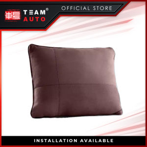 TeamAutoCare TAC40383 Car Antibacterial Velvet Suede Lumbar Cushion