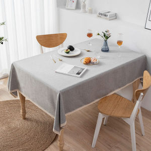 ผ้าปูโต๊ะกันน้ำและน้ำมันหลักฐานผ้าปูโต๊ะอาหารสไตล์นอร์ดิกโต๊ะกาแฟที่ทันสมัยเสื่อป้องกันการลวกสีบริสุทธิ์ผ้าฝ้ายและผ้าลินินโต๊ะปกครัวเรือนสี่เหลี่ยมผ้าปูโต๊ะสไตล์ญี่ปุ่นโต๊ะกาแฟปก