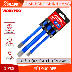 Dùi đục sắt mũi dẹt kích thước 4X305mm Workpro - WP242002