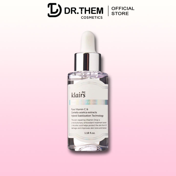 Tinh Chất Serum Vitamin C Dear Klairs Freshly Juiced Vitamin Drop 35ml - Dưỡng Trắng Da, Mờ Thâm