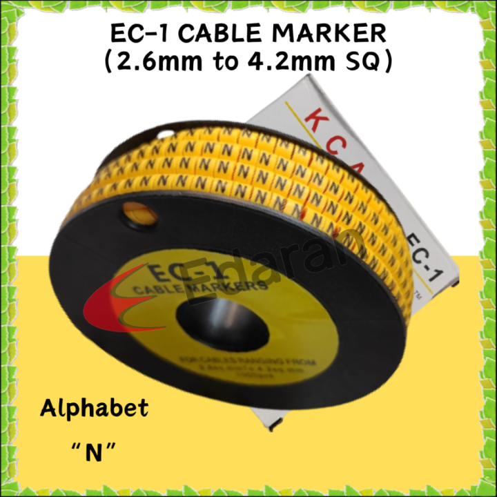 EC-1%20CABLE%20MARKER%20/%20WIRE%20MARKER%20ALPHABET%20N%20TO%20Z%20-%20(2.6MM%20TO%204.2MM%20SQ)%20-%201000PCS/BOX%20-%20Image%202