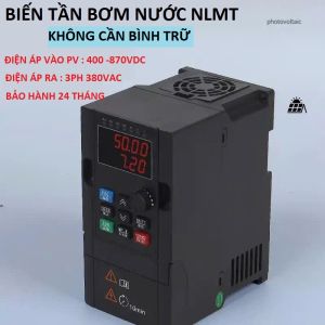 Biến tần bơm 3 pha năng lượng mặt trời 55kw 75kw 11kw Dùng Điện Trực Tiếp Không Cần Bình Trữ Điện