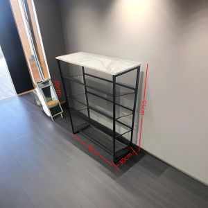 Shoe Rack Bench Outside Door  Shoe Rack With Bench  Shoe Rack Cabinet Cream Style Multi-Layer Iron Shoe Cabinet White Dustproof Entrance Door 鞋架